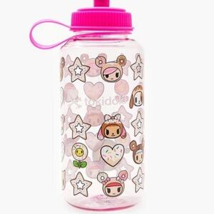 Tokidoki Pink Character Water Bottle